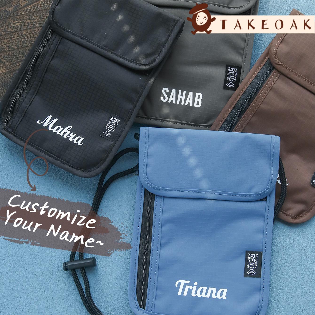 Coffee Equipment Travel Bag - Borsa da Collo Personalizzata con Blocco